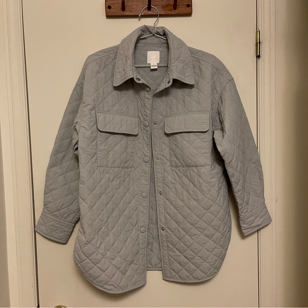 H&M grey color size S jacket